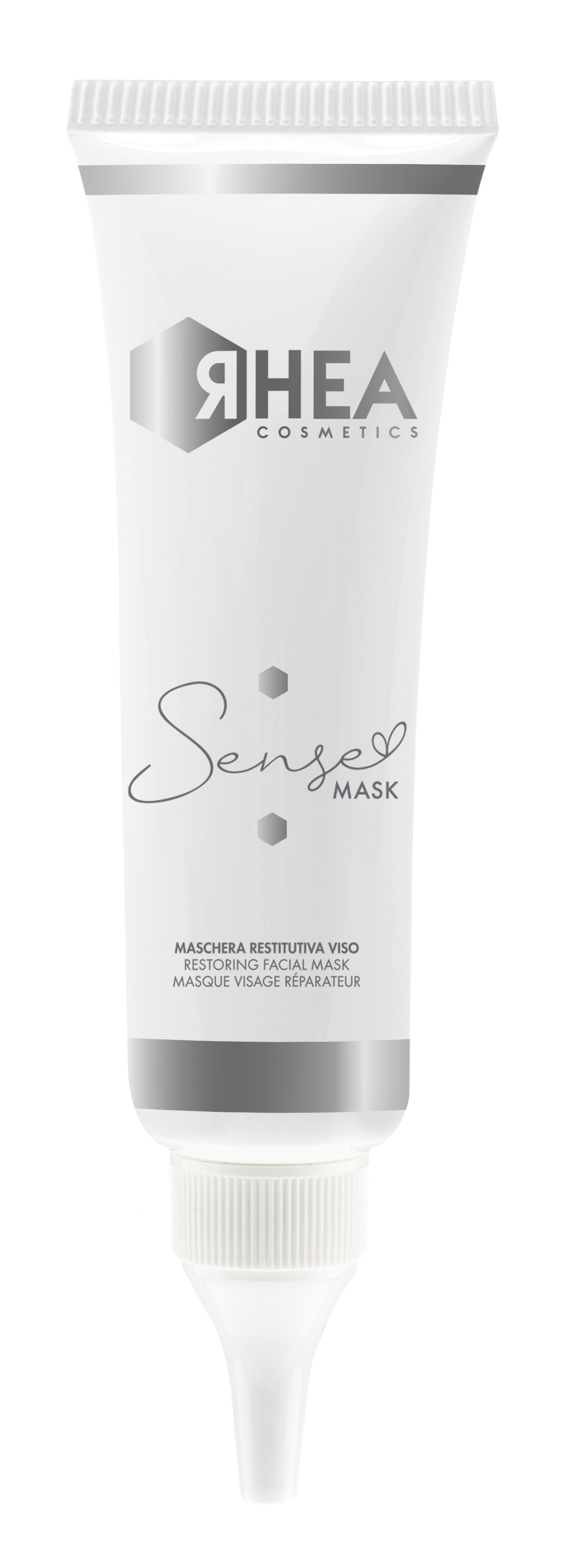 Відновлювальна маска для обличчя зі скваленом і керамідами RHEA Cosmetics Sense Mask